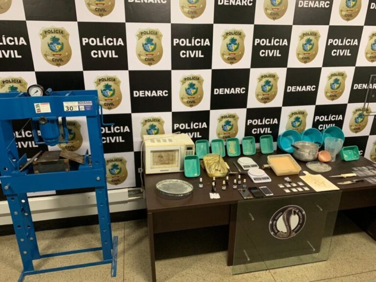 Denarc estoura laboratório de drogas e prende um dos maiores traficantes da região oeste de Goiânia