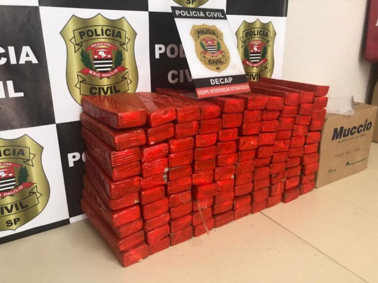 Polícia Civil prende traficante com mais de 100 tijolos de maconha
