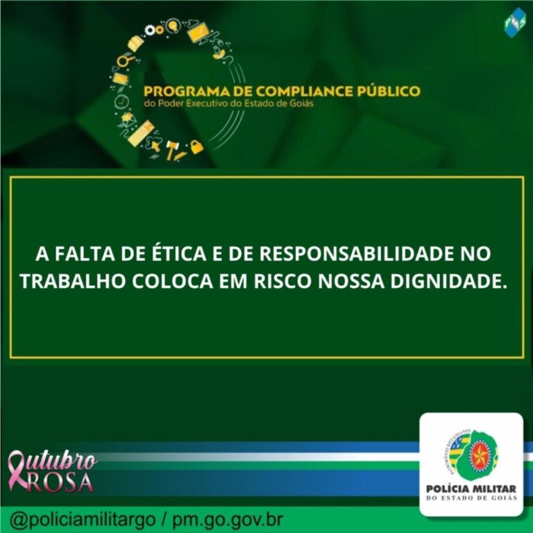 Complience: A falta de ética e de responsabilidade no trabalho colocam em risco nossa dignidade