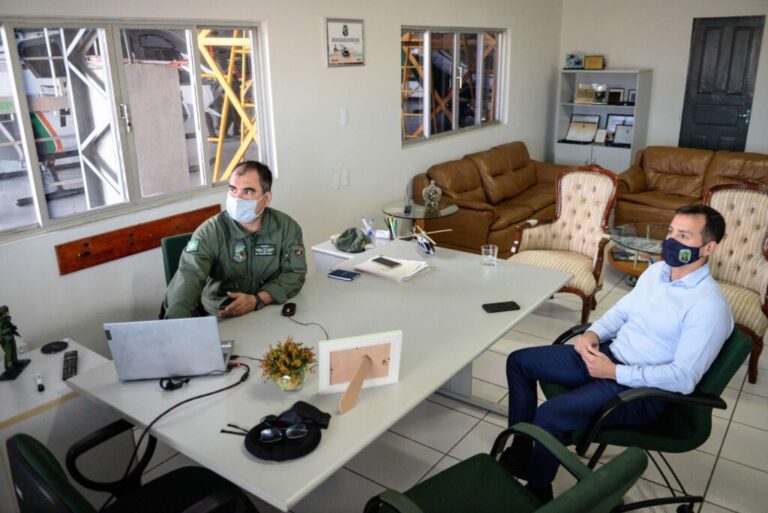 Ciopaer recebe visita do secretário de segurança