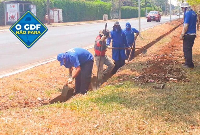 Força-tarefa prepara Lago Sul para a chegada das chuvas