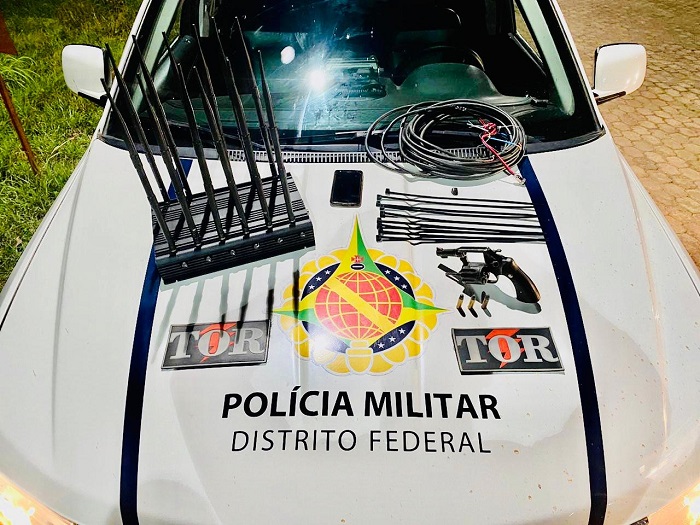PMDF desarticula organização criminosa perigosa que supostamente roubariam caminhão de carga em Brazlândia