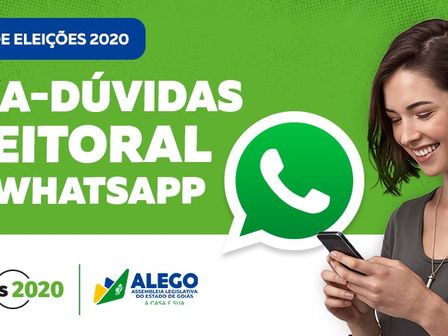Campanha nas redes sociais da Alego informa sobre funcionalidade do assistente virtual eleitoral criado pelo TSE