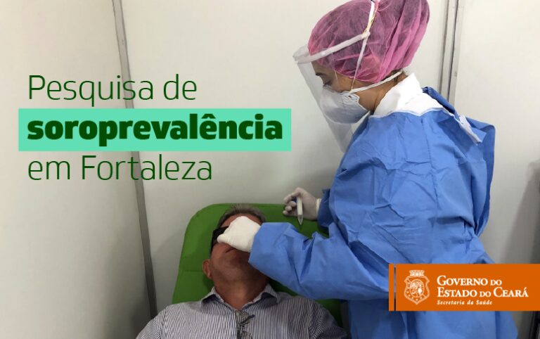 Nova pesquisa de soroprevalência para Covid-19 começa nesta terça, 3, em Fortaleza