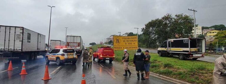 Bombeiros alertam para previsão de fortes chuvas