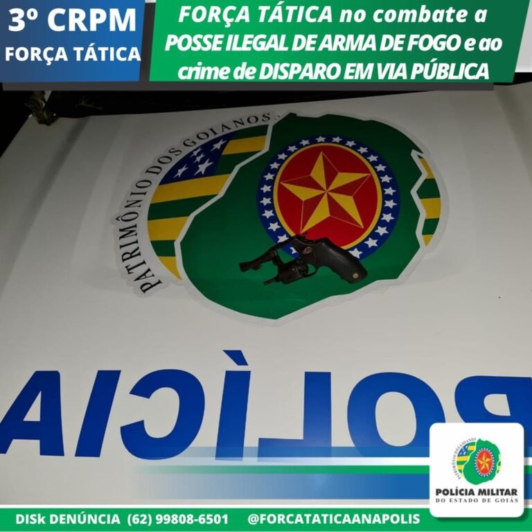 PMGO Detém Suspeito do Crime de Tentativa de Homicídio em Anápolis-GO