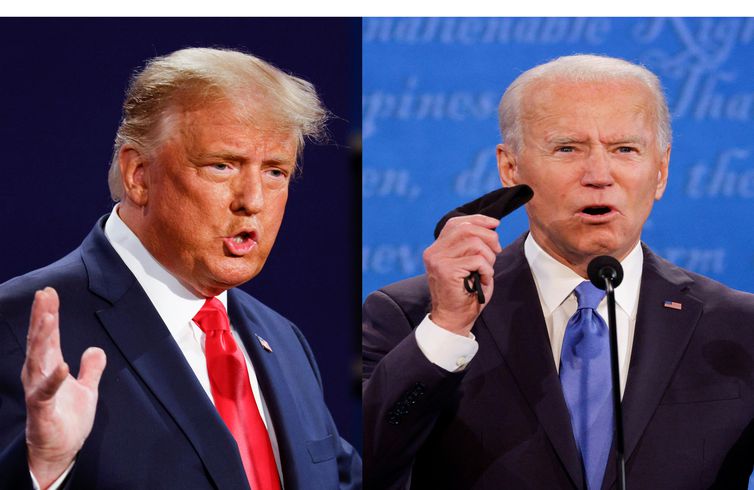 Trump e Biden buscam votos em estados considerados campos de batalha