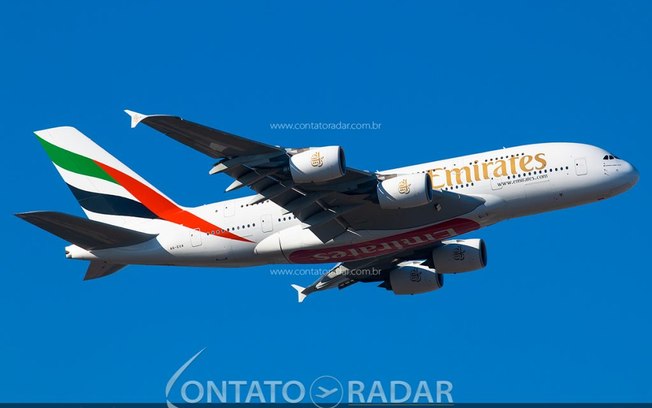 Emirates receberá em breve nova unidade do gigante Airbus A380
