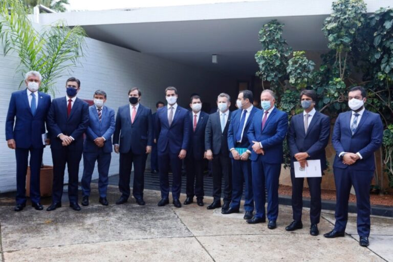 Governador participa de reunião sobre votação do PLP 101/20 com o presidente da Câmara dos Deputados