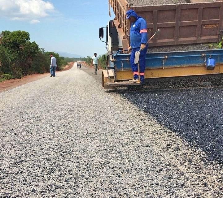 Governo conclui asfaltamento dos primeiros 30 km e acelera obras na MT-343