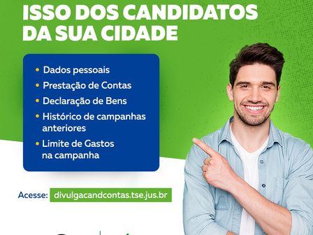 Campanha nas redes sociais apresenta ao eleitor informações sobre os candidatos de seu município