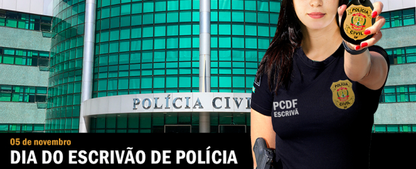 A #PCDF parabeniza todos os escrivães de polícia pelo seu dia!