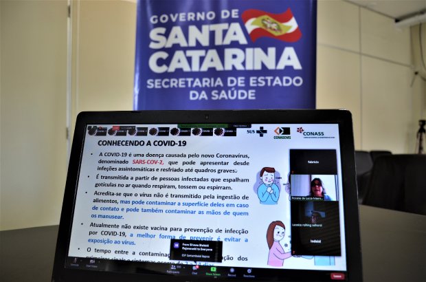 Coronavírus em SC: Curso virtual prepara 500 profissionais de saúde da Atenção Primária para enfrentamento da Covid-19