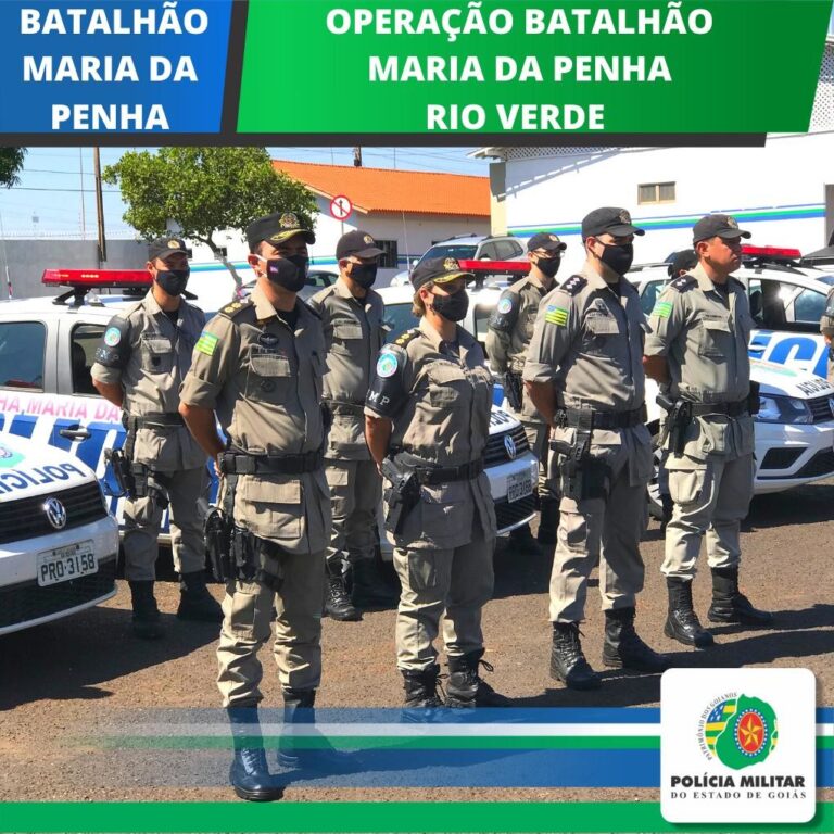 Batalhão Maria da Penha Realiza Operação em Rio Verde-GO