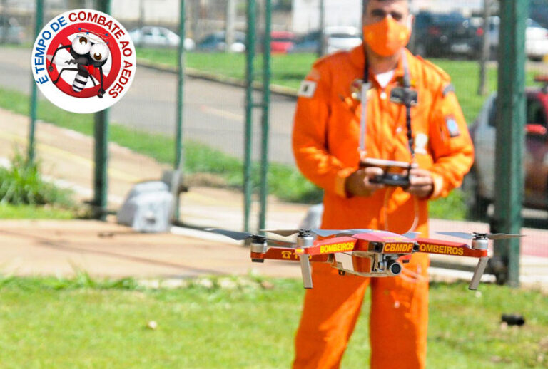 Saúde usa drone em ação contra dengue em Taguatinga