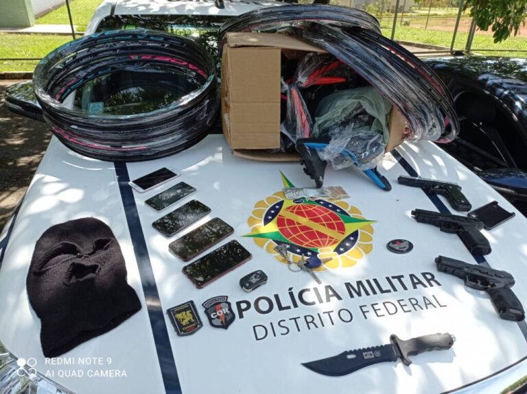 PMDF desmantela organização criminosa de adolescentes especializada em roubos no Paranoá