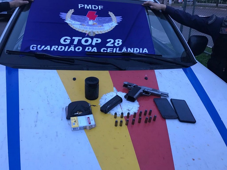 PMDF apreende duas armas de fogo na Ceilândia