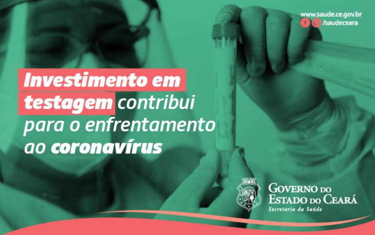 Ceará realiza mais de um milhão de testes para Covid-19 em oito meses de pandemia