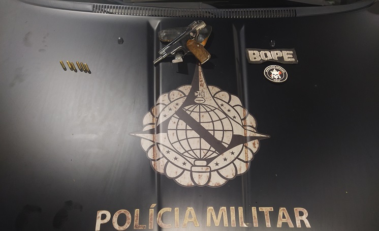 PM apreende arma rara e evita feminicídio no Itapoã