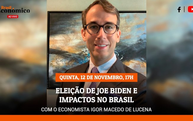 Economista Igor Macedo de Lucena aborda vitória de Biden em live do iG nesta 5ª