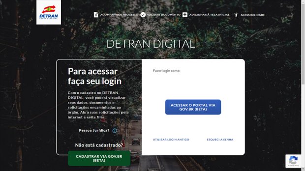 Ciasc integra Detran Digital ao portal federal gov.br 