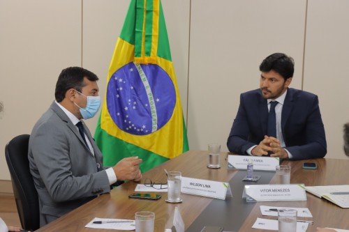 Em Brasília, Wilson Lima discute projetos para garantir acesso à internet no interior do Amazonas