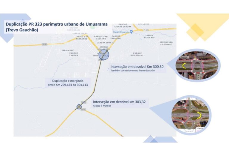 Governo publica licitação para duplicar a PR-323 em Umuarama