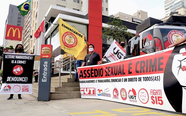 Trabalhadores do McDonald’s se mobilizam contra assédio sexual na empresa