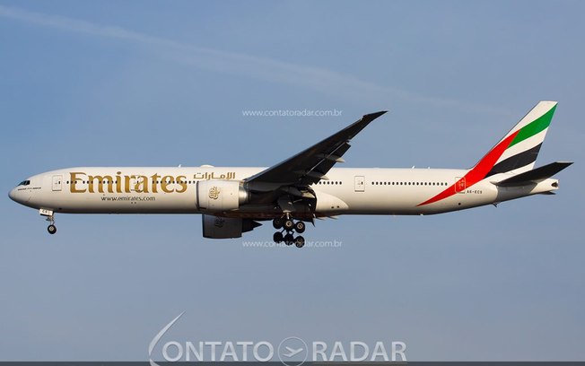 Emirates expande operações entre São Paulo e Dubai