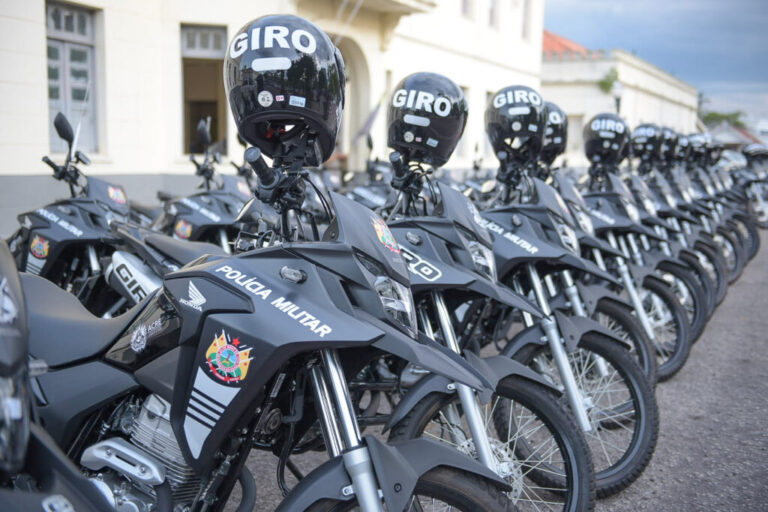 Governo fortalece segurança pública estadual com entrega equipamentos e motocicletas