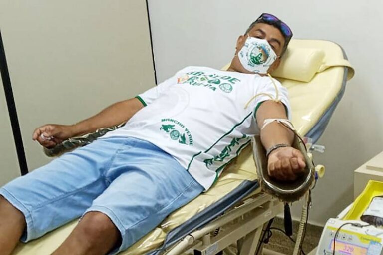 Hemopa Tucuruí recebe reforço no estoque de sangue da Torcida Palmeirense 