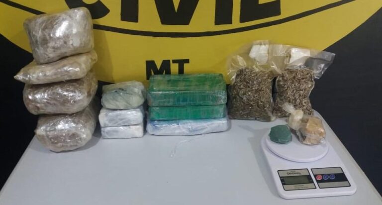 Operação apreende sete quilos de drogas em casa de suspeito responsável pela distribuição de entorpecentes na região noroeste