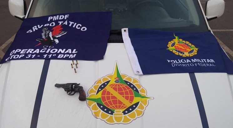 Dupla é detida após roubar carro em Taguatinga