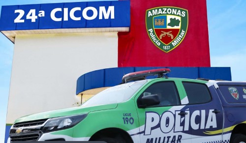 Polícia Militar por meio da 24ª Cicom detém homem por manter mulher em cárcere privado dentro de hotel no Centro