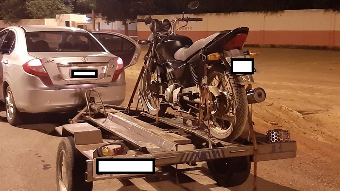 PMDF apreende moto com sinal identificador adulterado perto de Brazlândia