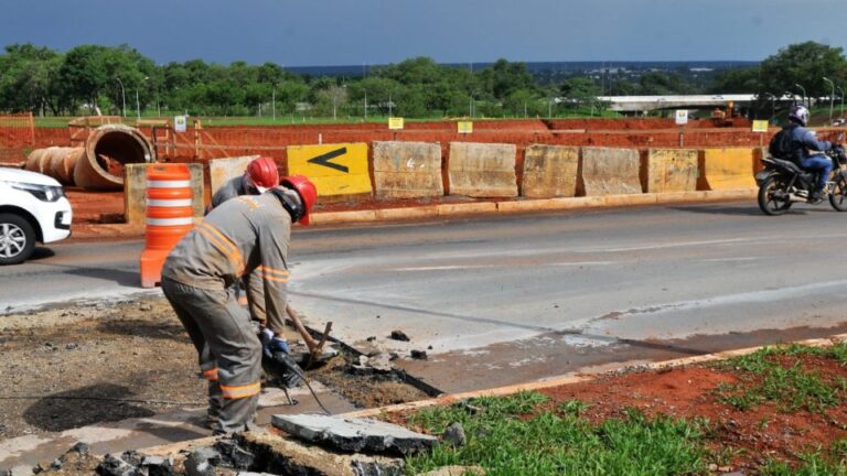 Nova pista de concreto exclusiva para ônibus