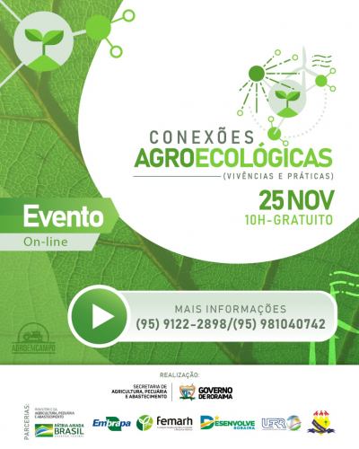 CONEXÕES | Seapa vai debater práticas agroecológicas                                                                            Destaque