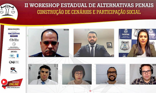 Governo do Tocantins e Esmat realizaram workshop para debater sobre os avanços da política de alternativas penais