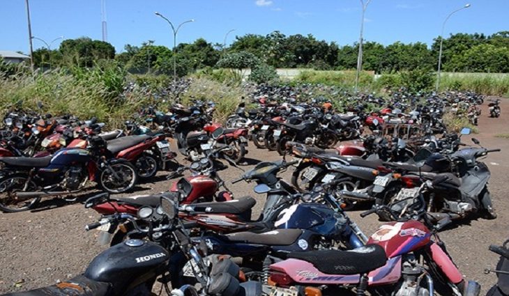 Operação Pátio Zero: mais de 400 motocicletas estão disponíveis em leilão de sucata aproveitável