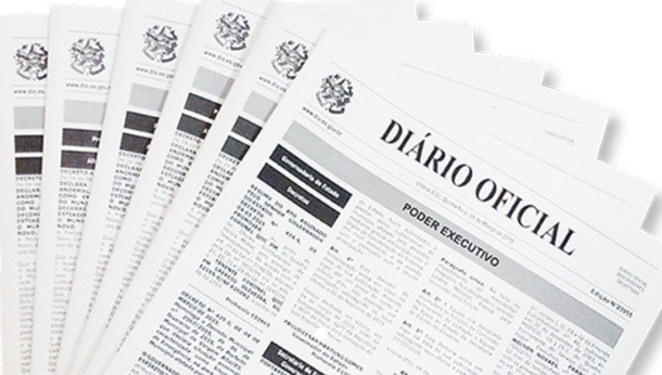 Diário Oficial informa os novos padrões para as publicações oficiais