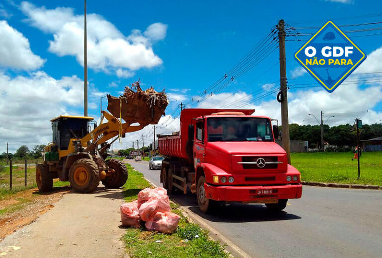 Limpeza, manutenção e acessibilidade no Recanto das Emas