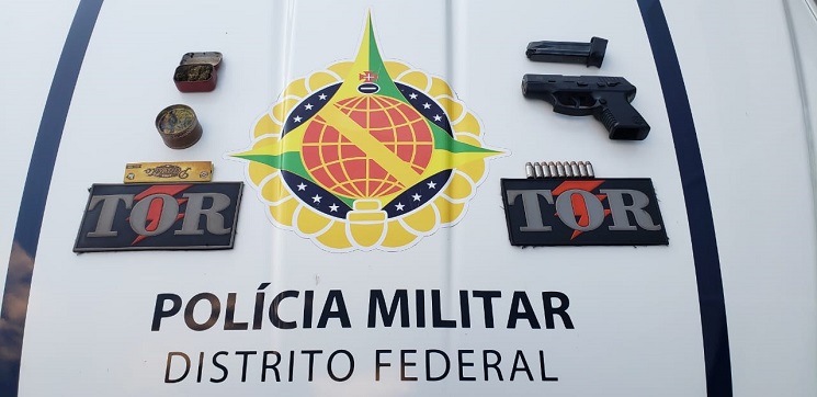 PMDF apreende uma pistola em Planaltina