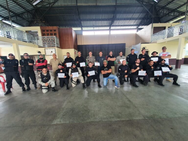 Policias penais e militares concluem curso de Habilitação de instrutores de sobrevivência policial
