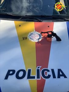 PMDF detém suspeito por posse irregular de arma de fogo