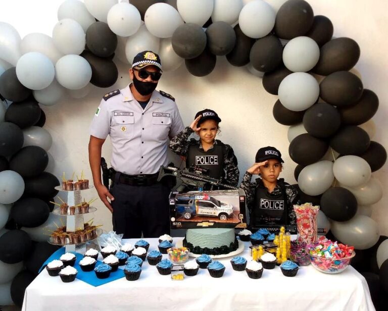Aniversário: garoto fã da PMDF recebe visita de policiais militares em Santa Maria
