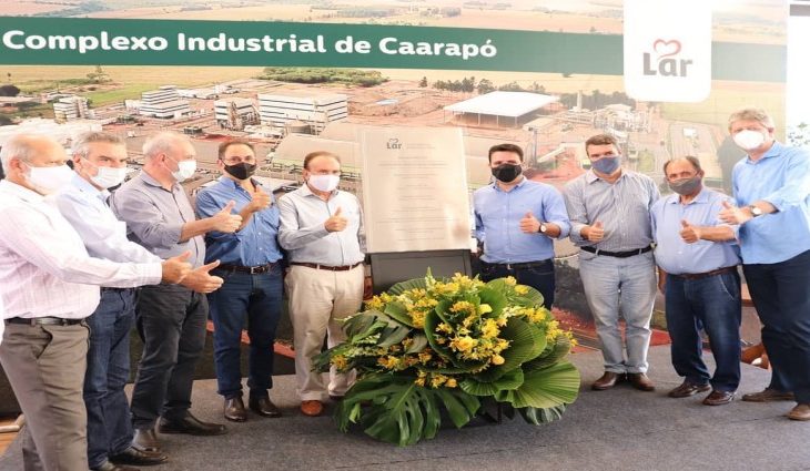 Com apoio estadual, cooperativa Lar inaugura complexo industrial de soja em Caarapó