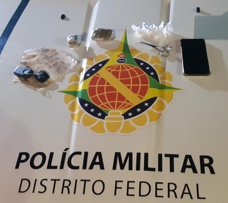 Homem é preso por tráfico de drogas no Recanto das Emas
