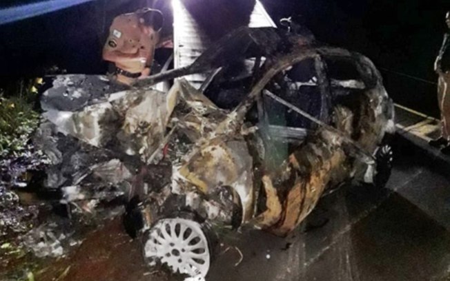 Suspeito de matar a companheira, homem bate o carro e morre ao tentar fugir