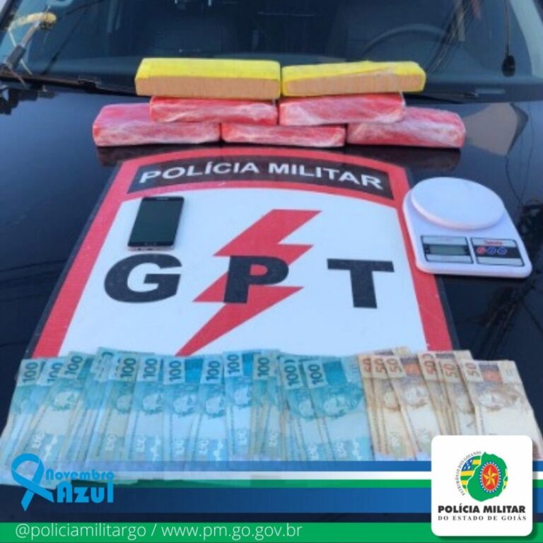 18º BPM/GPT Prende Casal Por Tráfico de Drogas e Associação para o Tráfico