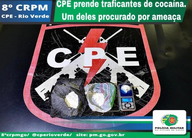 CPE Prende Dois Traficantes de Drogas em Rio Verde-GO